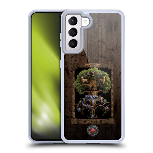 Anne Stokes Mix Fantasy Art Yggdrasil Soft Gel Case for Samsung Galaxy S21 5G