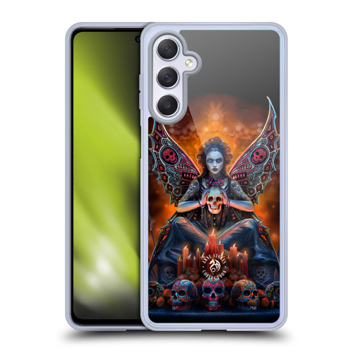Anne Stokes Mix Fantasy Art Skull Fairy Soft Gel Case for Samsung Galaxy M54 5G