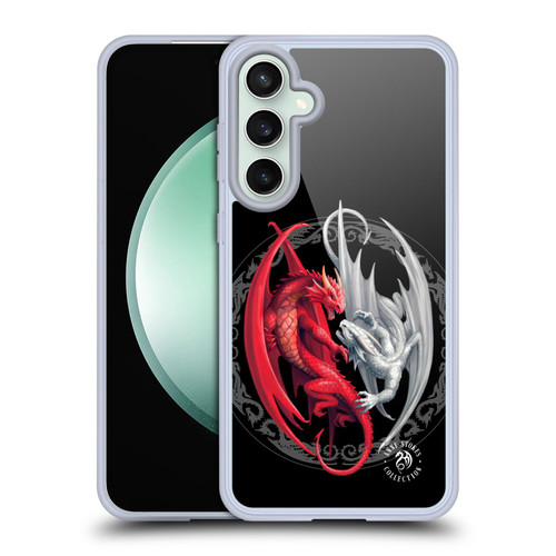 Anne Stokes Mix Fantasy Art Merlin's Dragons Soft Gel Case for Samsung Galaxy S23 FE 5G