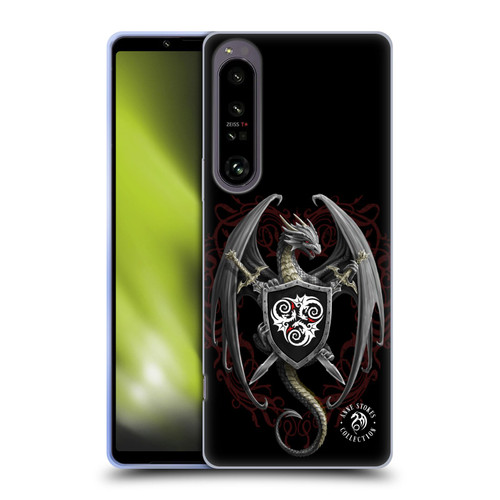 Anne Stokes Mix Fantasy Art Dragon Defender Soft Gel Case for Sony Xperia 1 IV