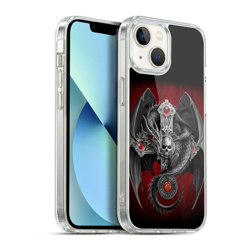 Anne Stokes Tribal Gothic Dragon Soft Gel Case for Apple iPhone 13