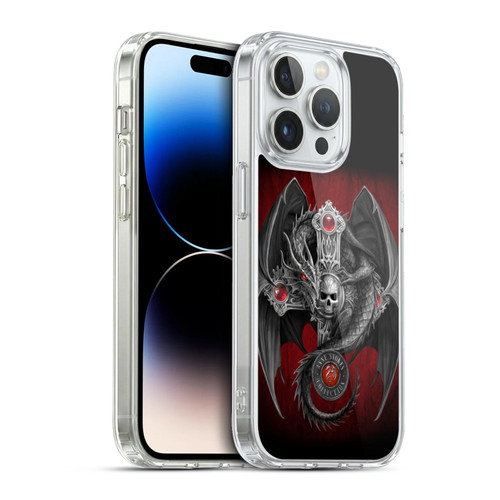 Anne Stokes Tribal Gothic Dragon Soft Gel Case for Apple iPhone 13 Pro