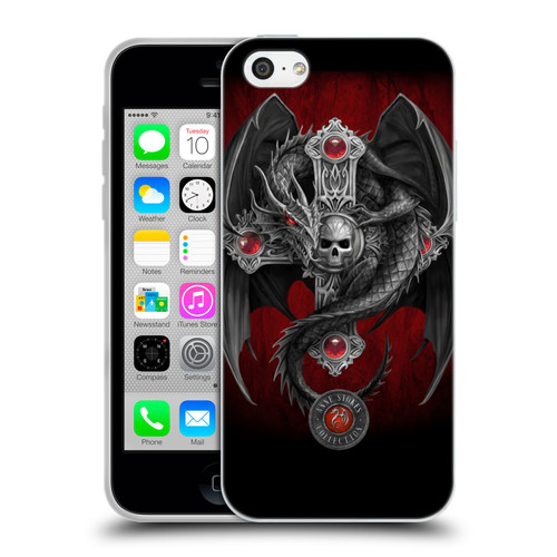 Anne Stokes Tribal Gothic Dragon Soft Gel Case for Apple iPhone 5c