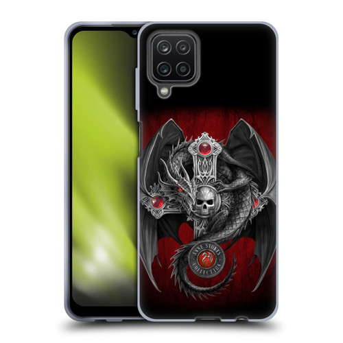 Anne Stokes Tribal Gothic Dragon Soft Gel Case for Samsung Galaxy A12 (2020)