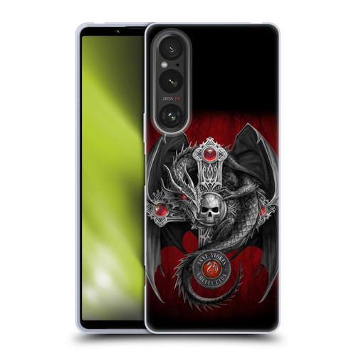 Anne Stokes Tribal Gothic Dragon Soft Gel Case for Sony Xperia 1 V 5G