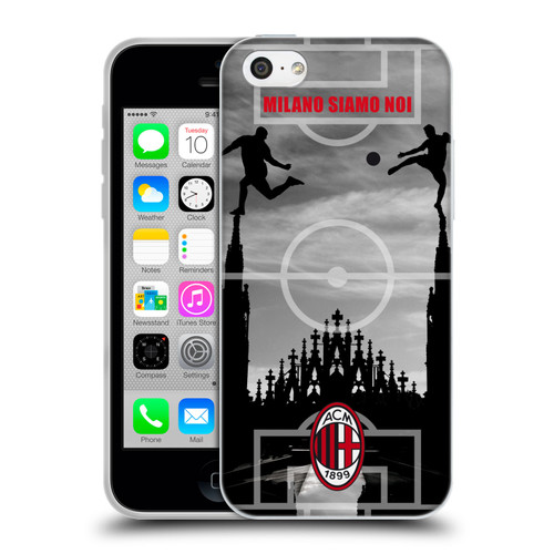 AC Milan Adults Milano Siamo Noi 3 Soft Gel Case for Apple iPhone 5c