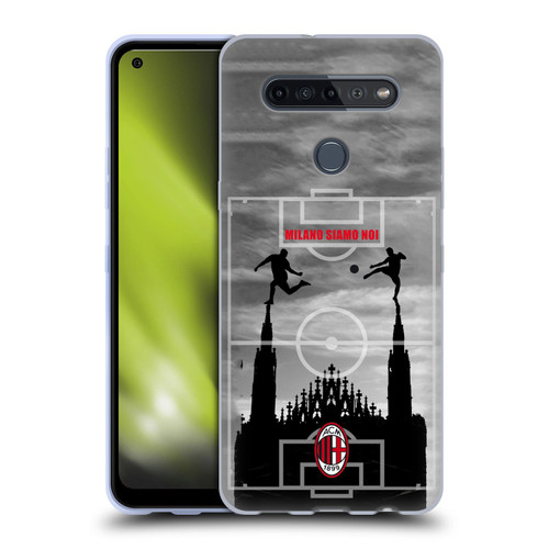 AC Milan Adults Milano Siamo Noi 3 Soft Gel Case for LG K51S