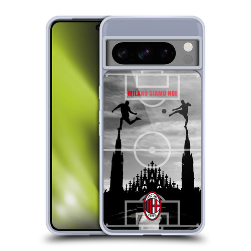 AC Milan Adults Milano Siamo Noi 3 Soft Gel Case for Google Pixel 8 Pro