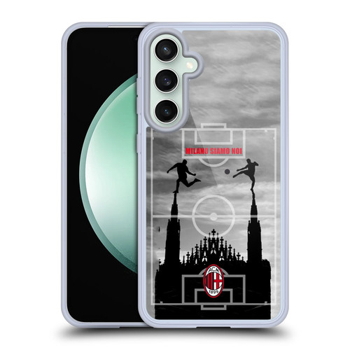 AC Milan Adults Milano Siamo Noi 3 Soft Gel Case for Samsung Galaxy S23 FE 5G