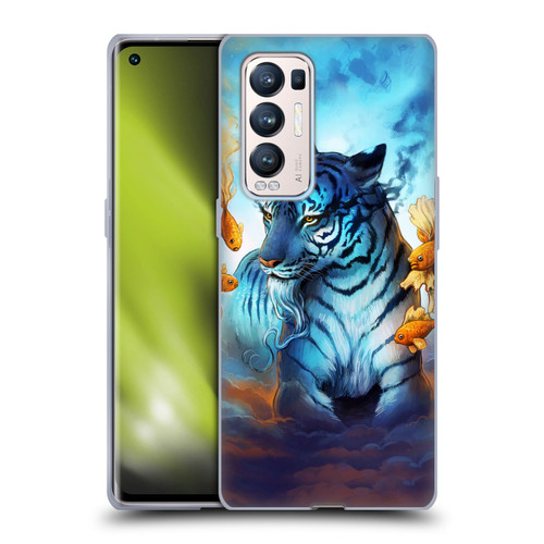 Jonas "JoJoesArt" Jödicke Big Cats Tiger Fish Soft Gel Case for OPPO Find X3 Neo / Reno5 Pro+ 5G