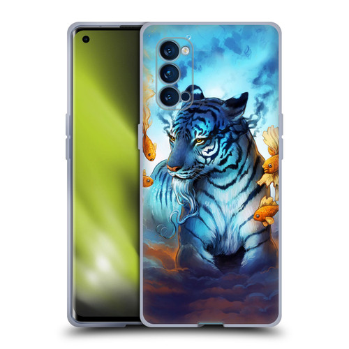 Jonas "JoJoesArt" Jödicke Big Cats Tiger Fish Soft Gel Case for OPPO Reno 4 Pro 5G
