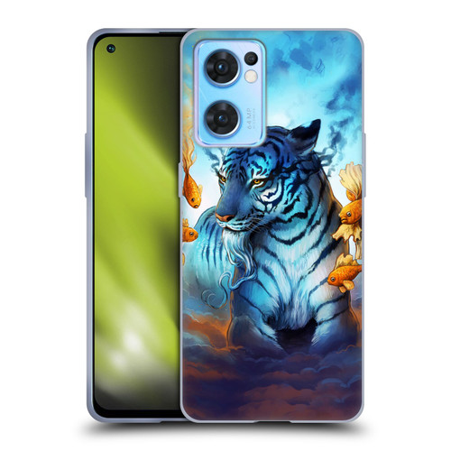 Jonas "JoJoesArt" Jödicke Big Cats Tiger Fish Soft Gel Case for OPPO Reno7 5G / Find X5 Lite