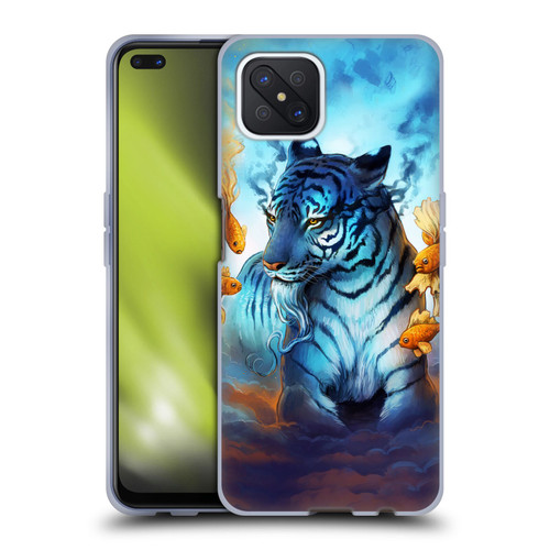 Jonas "JoJoesArt" Jödicke Big Cats Tiger Fish Soft Gel Case for OPPO Reno4 Z 5G
