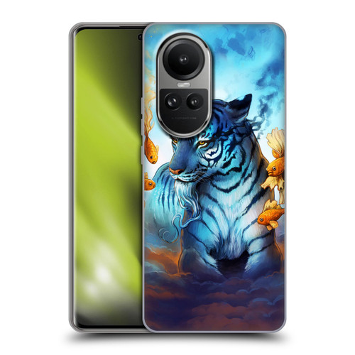 Jonas "JoJoesArt" Jödicke Big Cats Tiger Fish Soft Gel Case for OPPO Reno10 5G / Reno10 Pro 5G