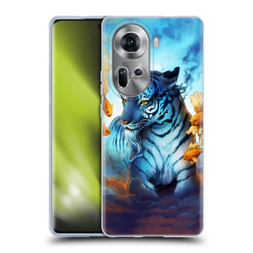 Jonas "JoJoesArt" Jödicke Big Cats Tiger Fish Soft Gel Case for OPPO Reno11