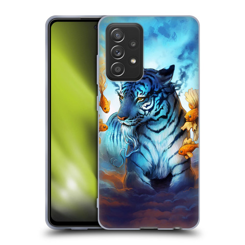 Jonas "JoJoesArt" Jödicke Big Cats Tiger Fish Soft Gel Case for Samsung Galaxy A52 / A52s / 5G (2021)