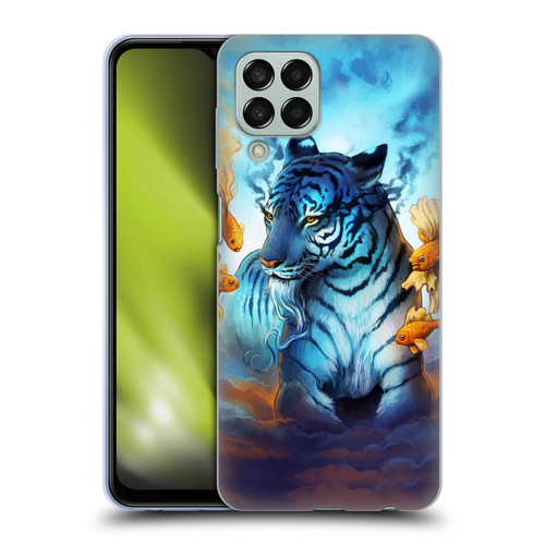 Jonas "JoJoesArt" Jödicke Big Cats Tiger Fish Soft Gel Case for Samsung Galaxy M33 (2022)