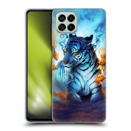 Jonas "JoJoesArt" Jödicke Big Cats Tiger Fish Soft Gel Case for Samsung Galaxy M53 (2022)
