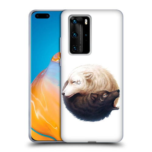 Jonas "JoJoesArt" Jödicke Creatures Yin Yang Wolves Soft Gel Case for Huawei P40 Pro / P40 Pro Plus 5G