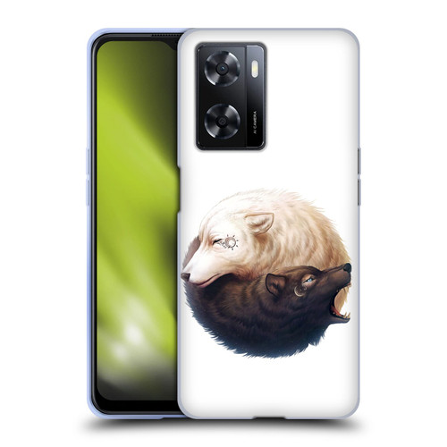 Jonas "JoJoesArt" Jödicke Creatures Yin Yang Wolves Soft Gel Case for OPPO A57s