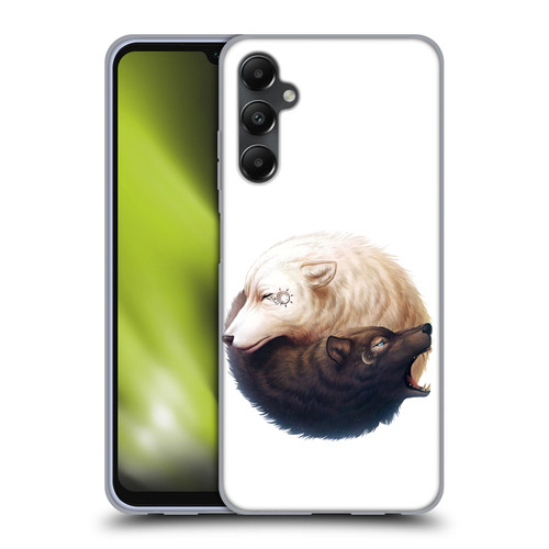 Jonas "JoJoesArt" Jödicke Creatures Yin Yang Wolves Soft Gel Case for Samsung Galaxy A05s