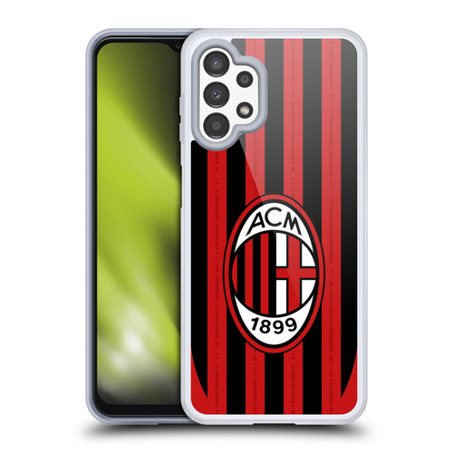 AC Milan 2024/25 Crest Kit Home Soft Gel Case for Samsung Galaxy A13 (2022)