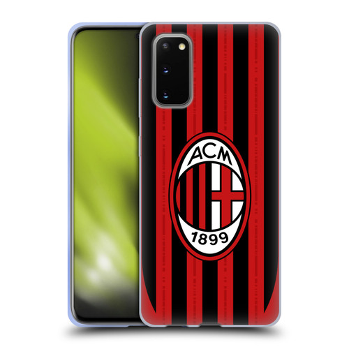 AC Milan 2024/25 Crest Kit Home Soft Gel Case for Samsung Galaxy S20 / S20 5G