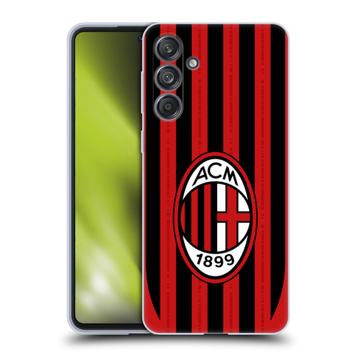 AC Milan 2024/25 Crest Kit Home Soft Gel Case for Samsung Galaxy M55 5G