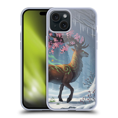 Jonas "JoJoesArt" Jödicke Fantasy Forest Springbringer Soft Gel Case for Apple iPhone 15 Plus
