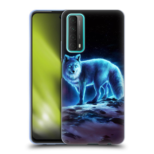 Jonas "JoJoesArt" Jödicke Wildlife Ice Fox Soft Gel Case for Huawei P Smart (2021)