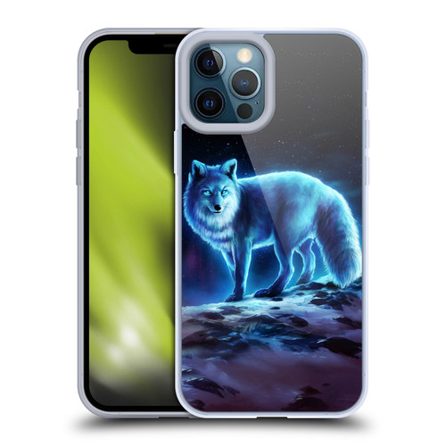 Jonas "JoJoesArt" Jödicke Wildlife Ice Fox Soft Gel Case for Apple iPhone 12 Pro Max