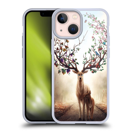 Jonas "JoJoesArt" Jödicke Wildlife Seasons Soft Gel Case for Apple iPhone 13 Mini