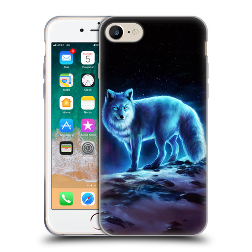 Jonas "JoJoesArt" Jödicke Wildlife Ice Fox Soft Gel Case for Apple iPhone 7 / 8 / SE 2020 & 2022