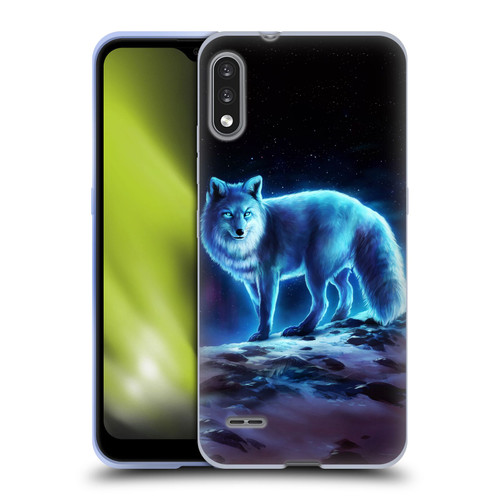 Jonas "JoJoesArt" Jödicke Wildlife Ice Fox Soft Gel Case for LG K22