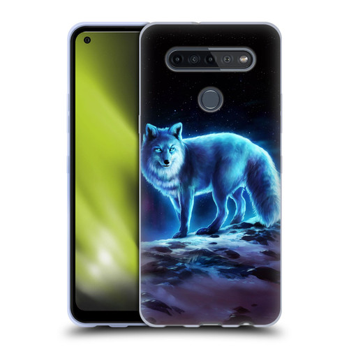 Jonas "JoJoesArt" Jödicke Wildlife Ice Fox Soft Gel Case for LG K51S