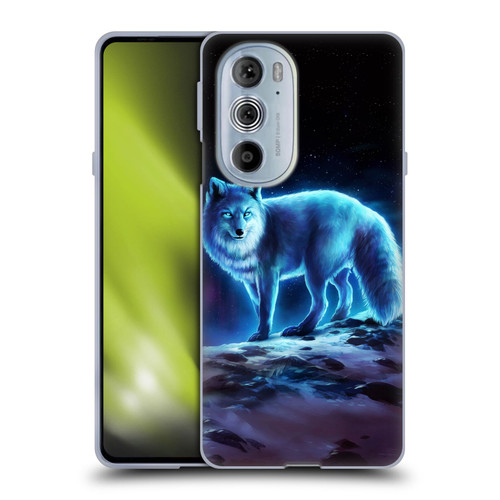 Jonas "JoJoesArt" Jödicke Wildlife Ice Fox Soft Gel Case for Motorola Edge X30