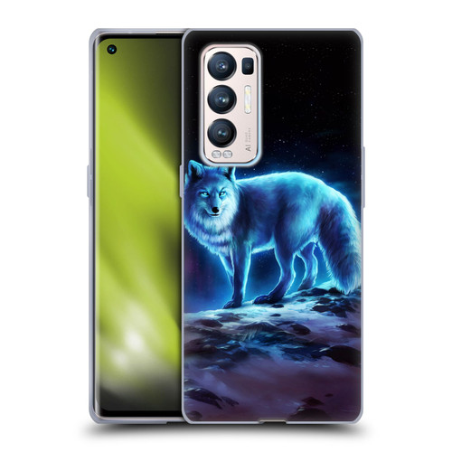 Jonas "JoJoesArt" Jödicke Wildlife Ice Fox Soft Gel Case for OPPO Find X3 Neo / Reno5 Pro+ 5G