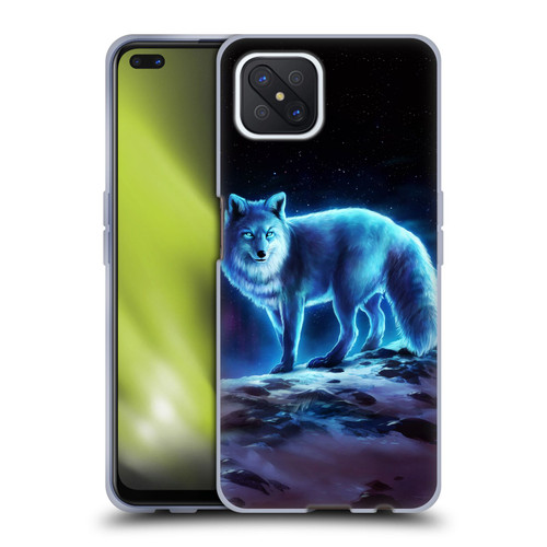 Jonas "JoJoesArt" Jödicke Wildlife Ice Fox Soft Gel Case for OPPO Reno4 Z 5G