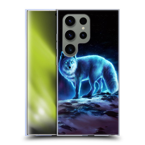Jonas "JoJoesArt" Jödicke Wildlife Ice Fox Soft Gel Case for Samsung Galaxy S24 Ultra 5G