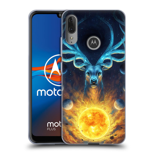 Jonas "JoJoesArt" Jödicke Wildlife 2 Celestial Soft Gel Case for Motorola Moto E6 Plus
