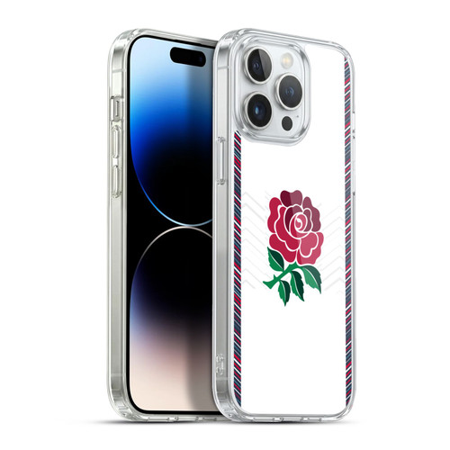 England Rugby Union 2024/25 Crest Kit Home Soft Gel Case for Apple iPhone 13 Pro Max & MagSafe
