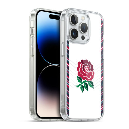 England Rugby Union 2024/25 Crest Kit Home Soft Gel Case for Apple iPhone 13 Pro & MagSafe