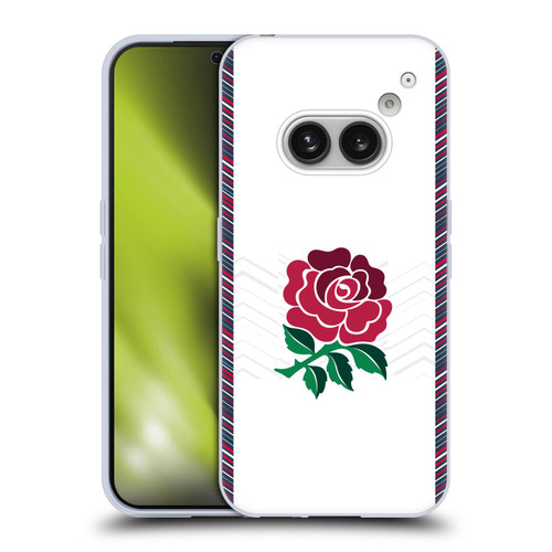 England Rugby Union 2024/25 Crest Kit Home Soft Gel Case for Nothing Phone (2a)