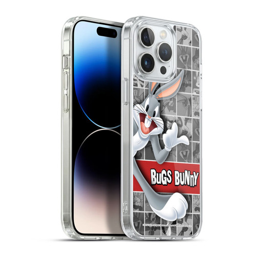 Looney Tunes Bugs Bunny Tiles Soft Gel Case for Apple iPhone 13 Pro Max & MagSafe