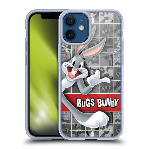 Looney Tunes Bugs Bunny Tiles Soft Gel Case for Apple iPhone 12 Mini