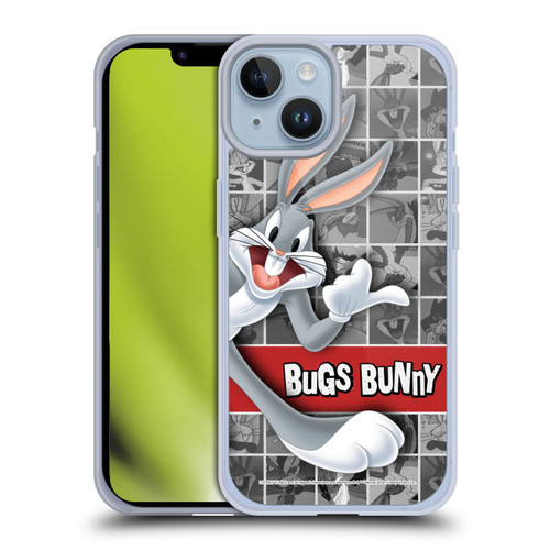 Looney Tunes Bugs Bunny Tiles Soft Gel Case for Apple iPhone 14