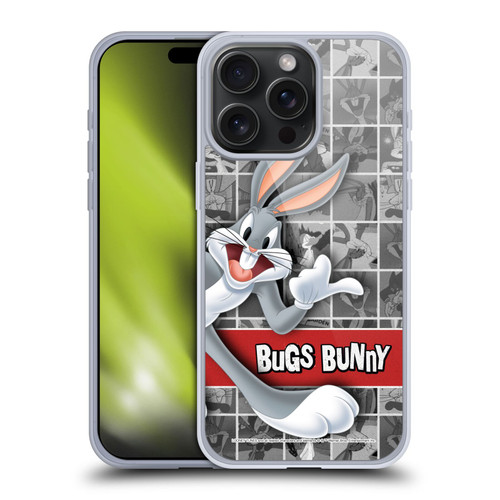 Looney Tunes Bugs Bunny Tiles Soft Gel Case for Apple iPhone 15 Pro Max