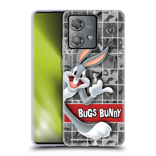 Looney Tunes Bugs Bunny Tiles Soft Gel Case for Motorola Edge 40 Neo 5G