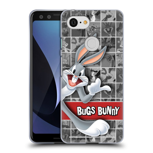 Looney Tunes Bugs Bunny Tiles Soft Gel Case for Google Pixel 3