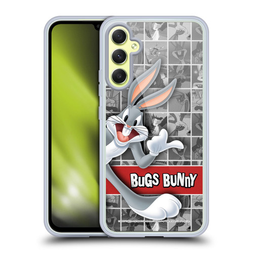 Looney Tunes Bugs Bunny Tiles Soft Gel Case for Samsung Galaxy A34 5G